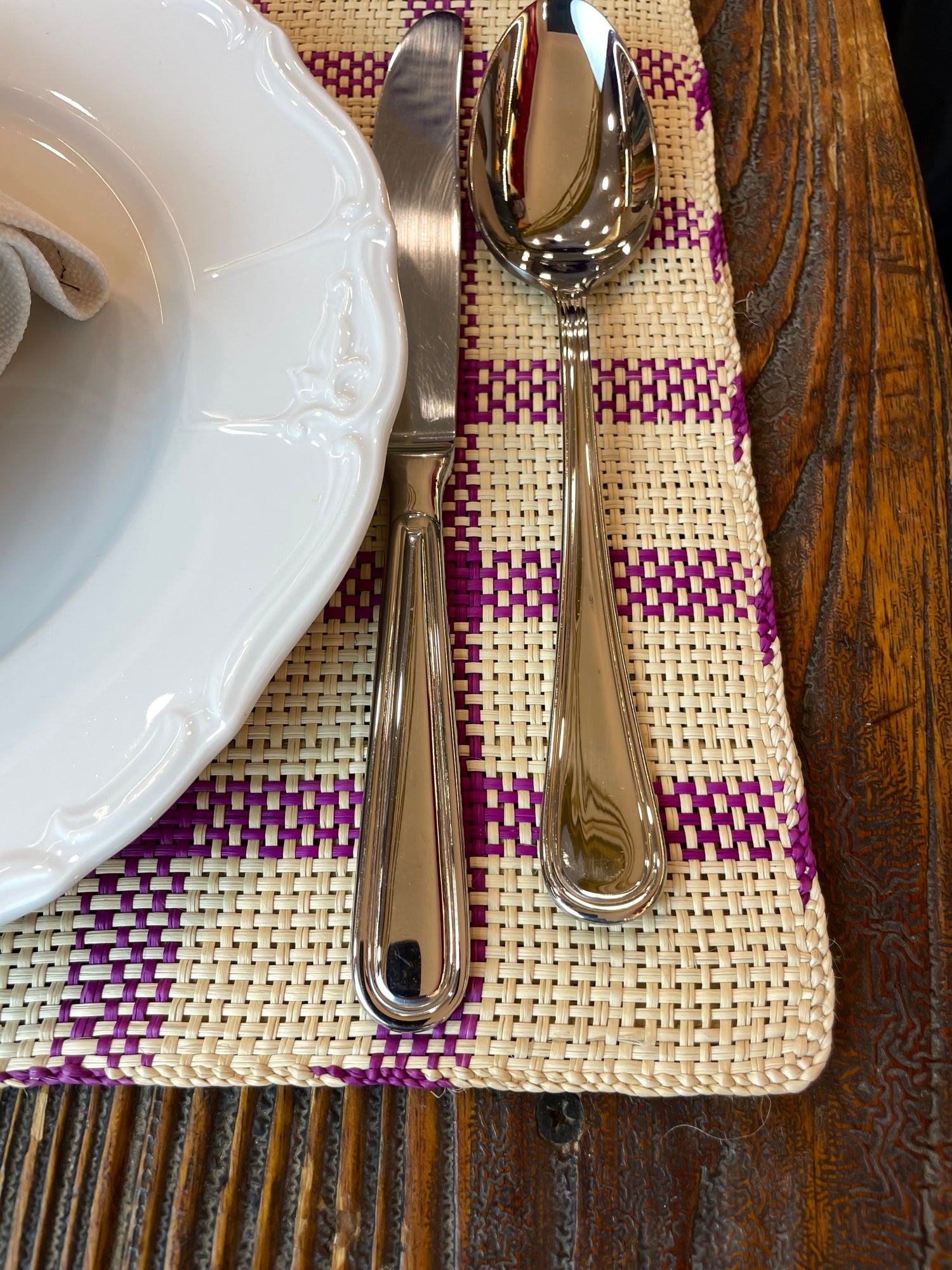 Tovagliette collazione Paglia Naturale fatte a mano.