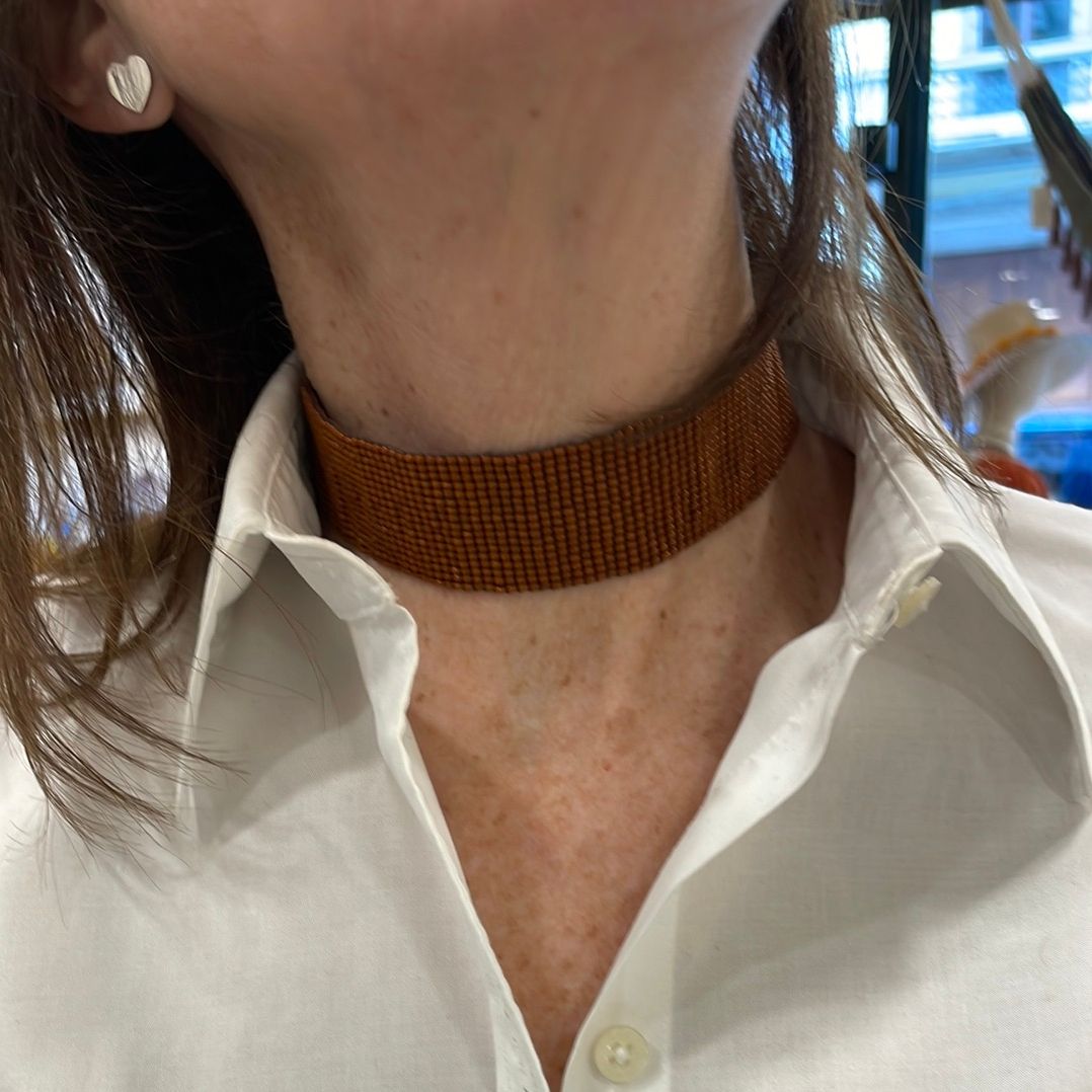 choker collana tinta unica