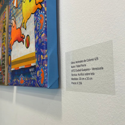 Animali di Colori – Edizione di 6 Opere Originali