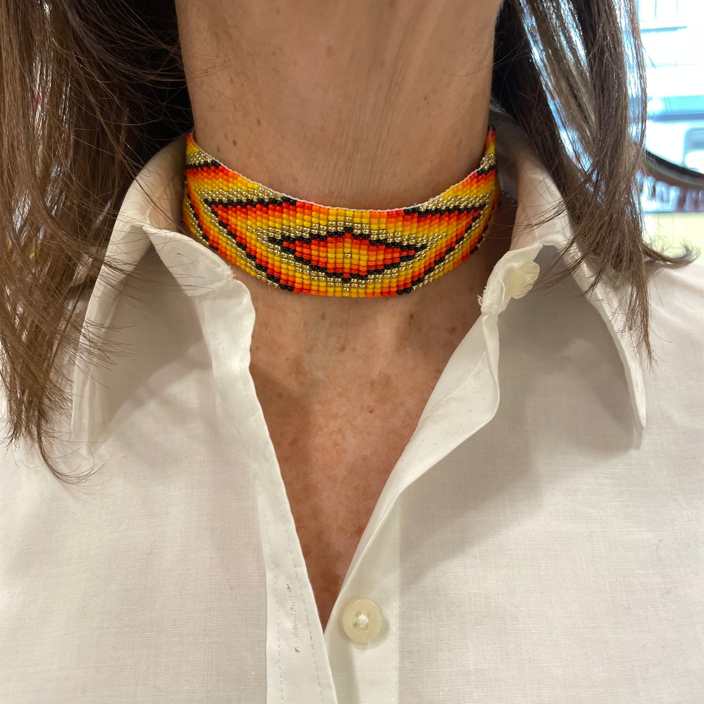 choker collana doppio