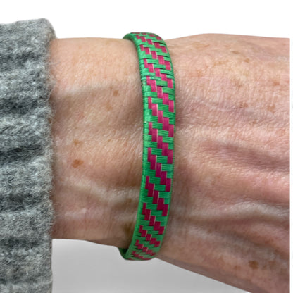 Bracciale Artigianale in Palma di Caña Flecha - Accessorio Unico e Sostenibile