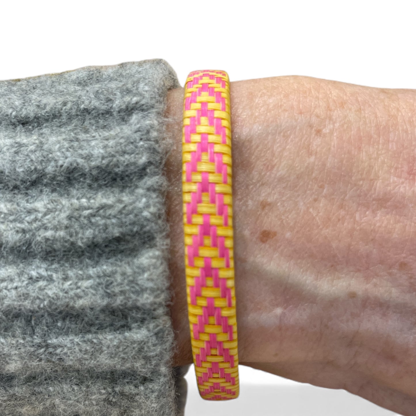 Bracciale Artigianale in Palma di Caña Flecha - Accessorio Unico e Sostenibile