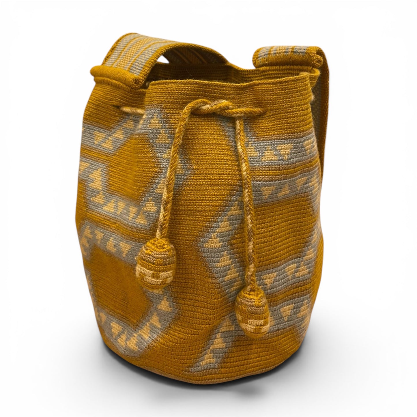 Borsa Mochila Wayuu Chiquita Colombiana, Autentica e Tessuta a mano dalle donne Wayuu.