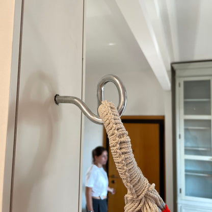 Amaca "Chinchorro"  Tinta Unita Wayuù, D.O.P, tessuto a mano. Misure 3,45 x 2,40 m