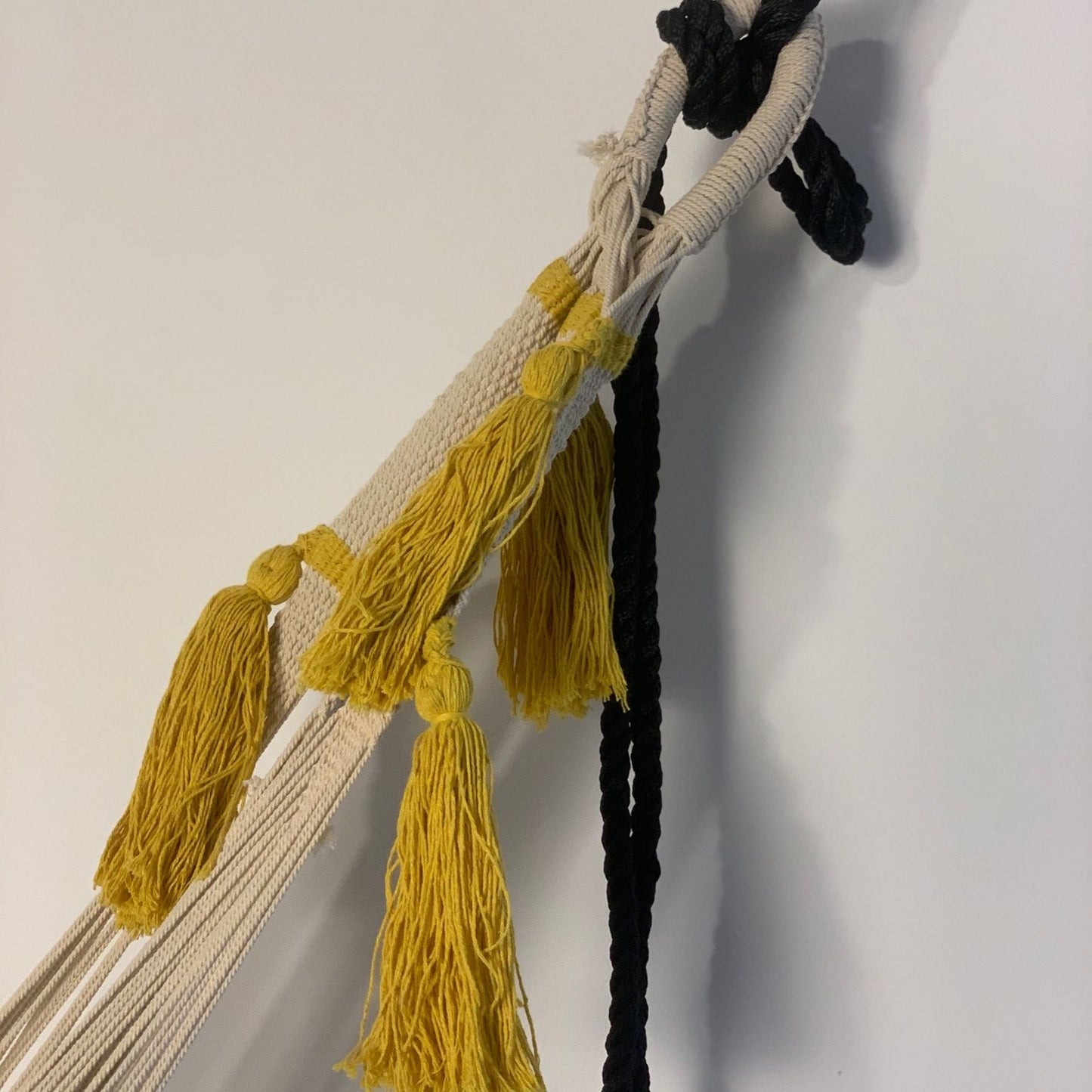 Amaca Artigianale "Chinchorro" Gialla - Pezzo Unico Wayuù Deluxe