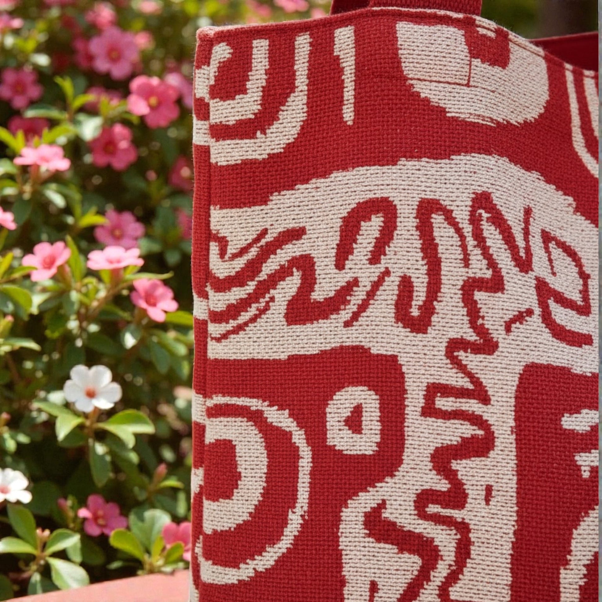 Shopper Margot borsa riciclata vista dettaglio design sostenibile Colombia