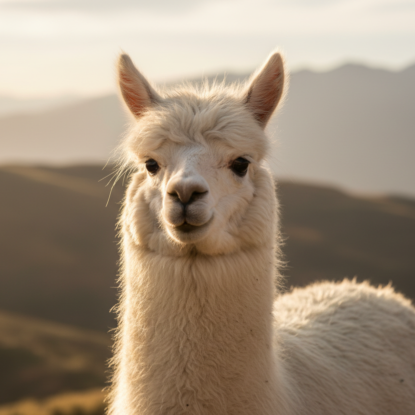 animal Alpaca peruana