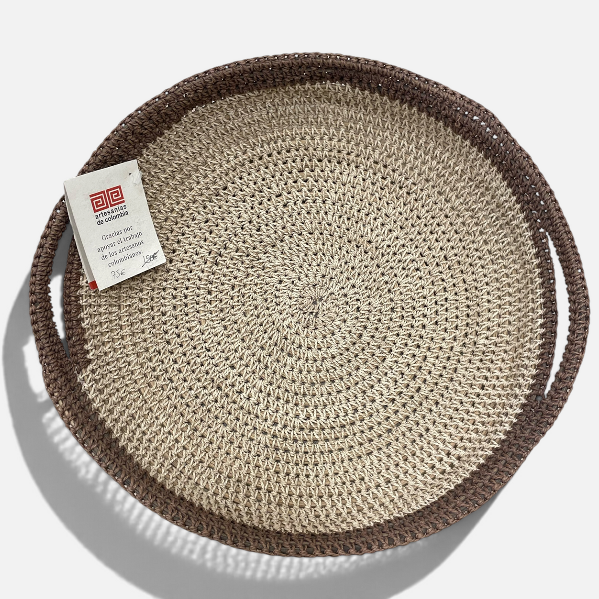 Vassoio colombiano in fibre naturali | Colore da vivere