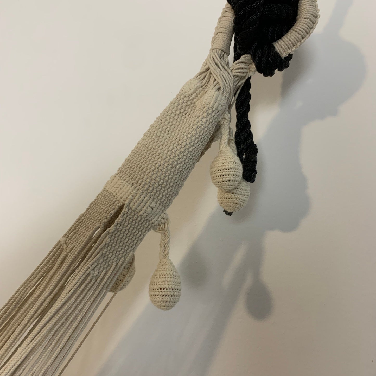 Amaca "Chinchorro" Wayuù Deluxe , Ecrù, D.O.P, fatta a mano.