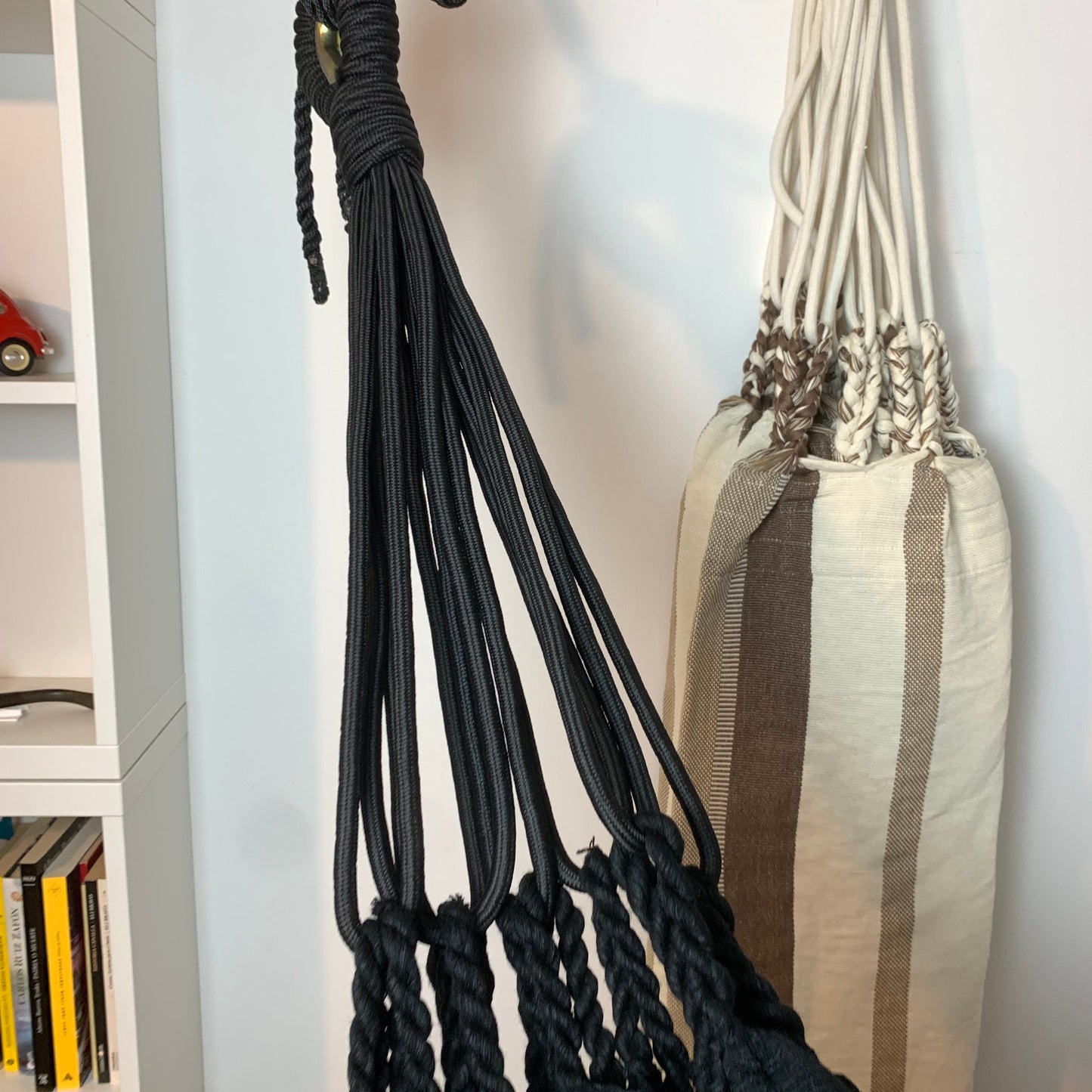 Amaca "Macramé", Nera, Misura 3,60 x 1,60 m