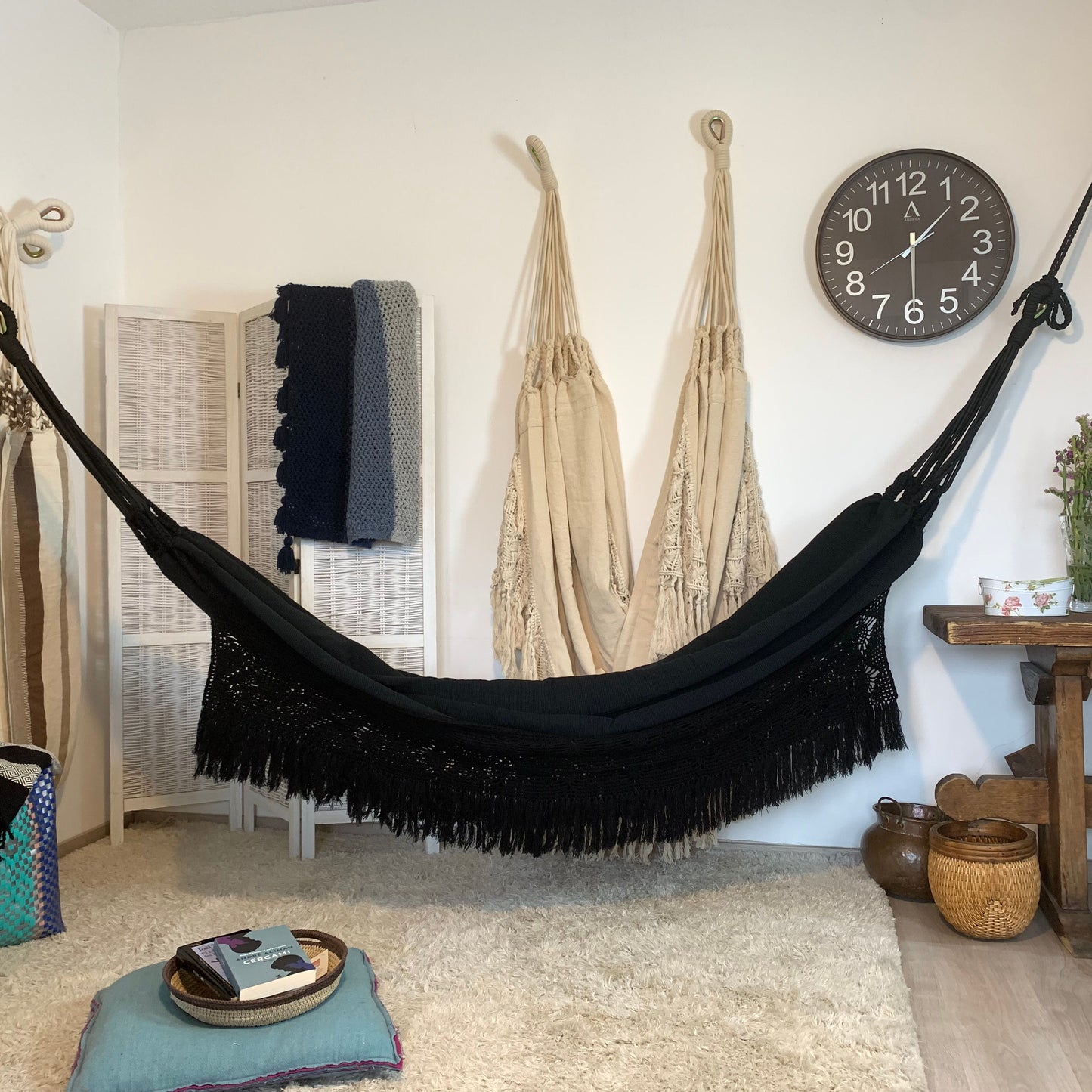 Amaca "Crochet", Nera, Bogotá, Misura 3,60 x 1,60