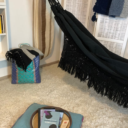 Amaca "Crochet", Nera, Bogotá, Misura 3,60 x 1,60